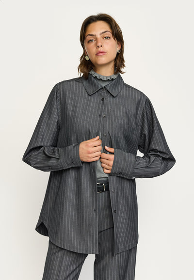 Soft Rebels SRBriana Shirt Shirts & Blouse 279 Dark Grey Melange