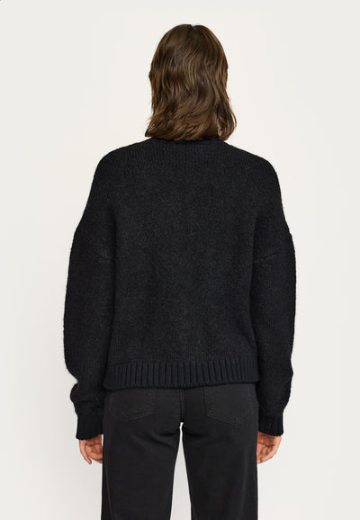 Soft Rebels SRCarlie Jacket Knit Knitwear 001 Black