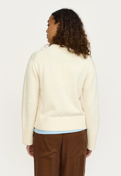 Soft Rebels SRCharlie V-neck Cardigan Knit Knitwear 272 Arctic Wolf