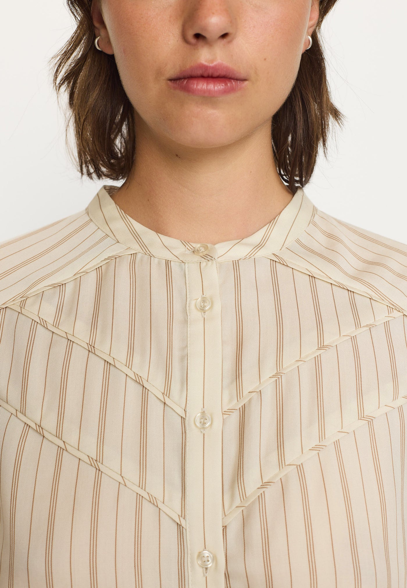 Soft Rebels SRCharlotte Blouse Shirts & Blouse 875 Arctic Wolf Stripe