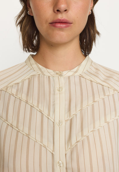 Soft Rebels SRCharlotte Blouse Shirts & Blouse 875 Arctic Wolf Stripe