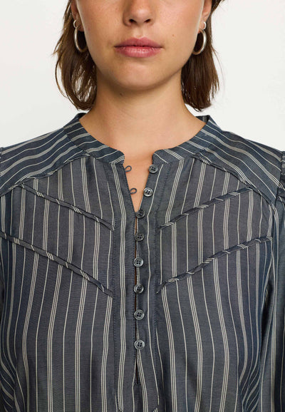 Soft Rebels SRCharlotte Dress Dresses & jumpsuits 874 Total Eclipse Stripe