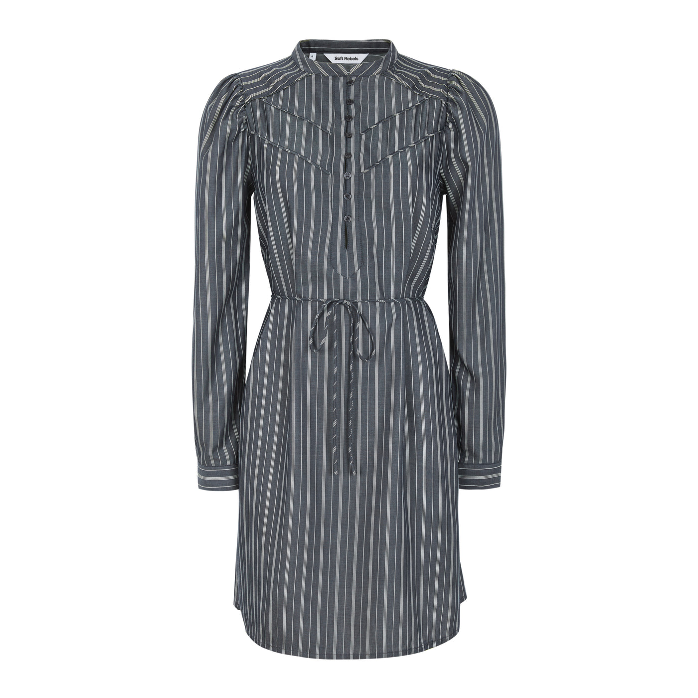 Soft Rebels SRCharlotte Dress Dresses & jumpsuits 874 Total Eclipse Stripe