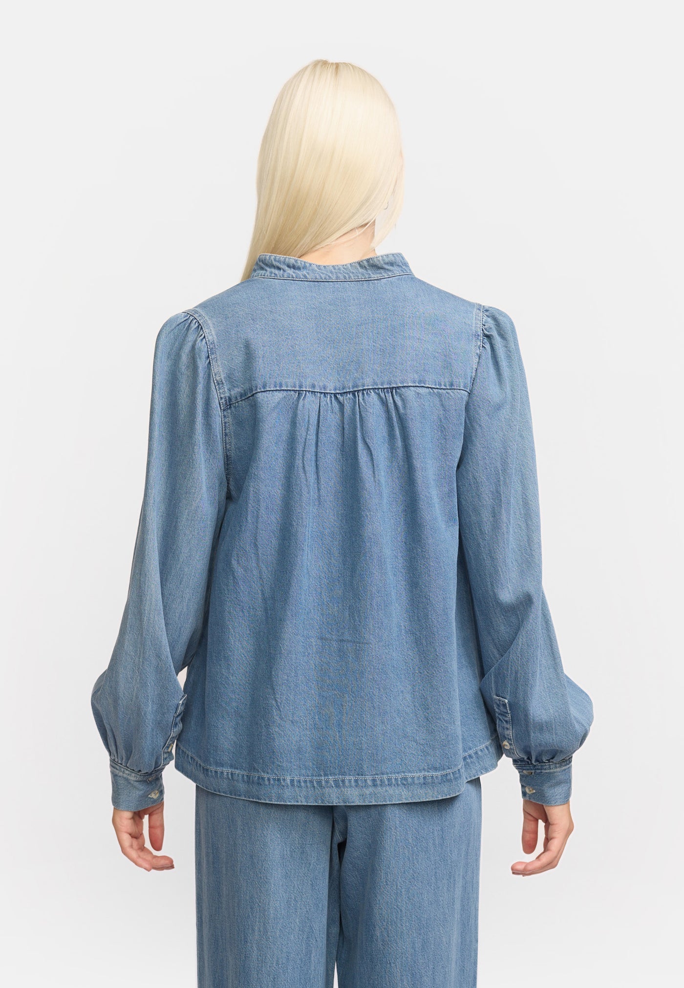 Soft Rebels SRChristy Blouse Shirts & Blouse 789 Greyish Light Blue