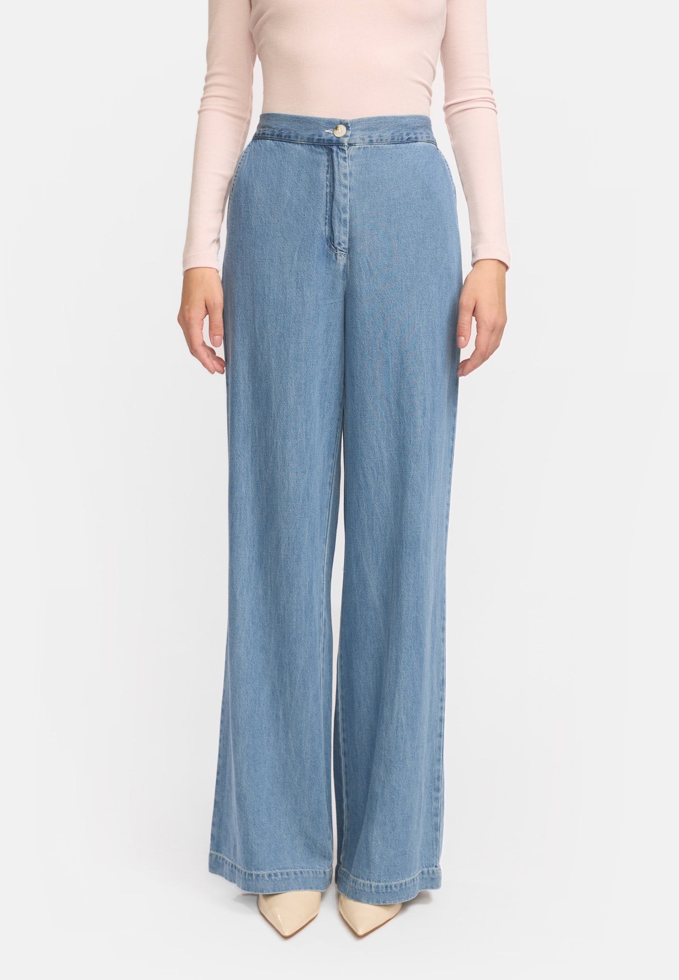 Soft Rebels SRChristy Pant Pants 789 Greyish Light Blue