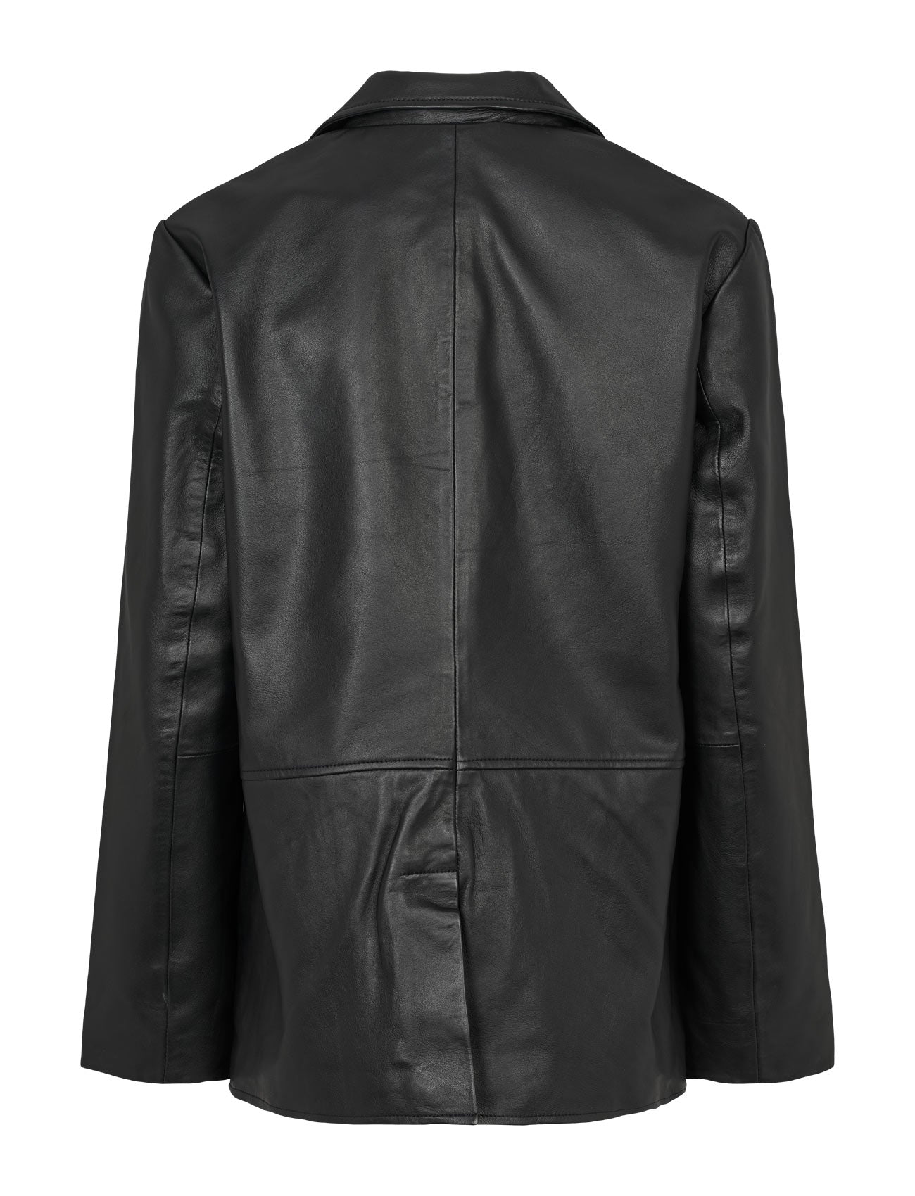 Soft Rebels SRDella Leather Blazer Leather 001 Black