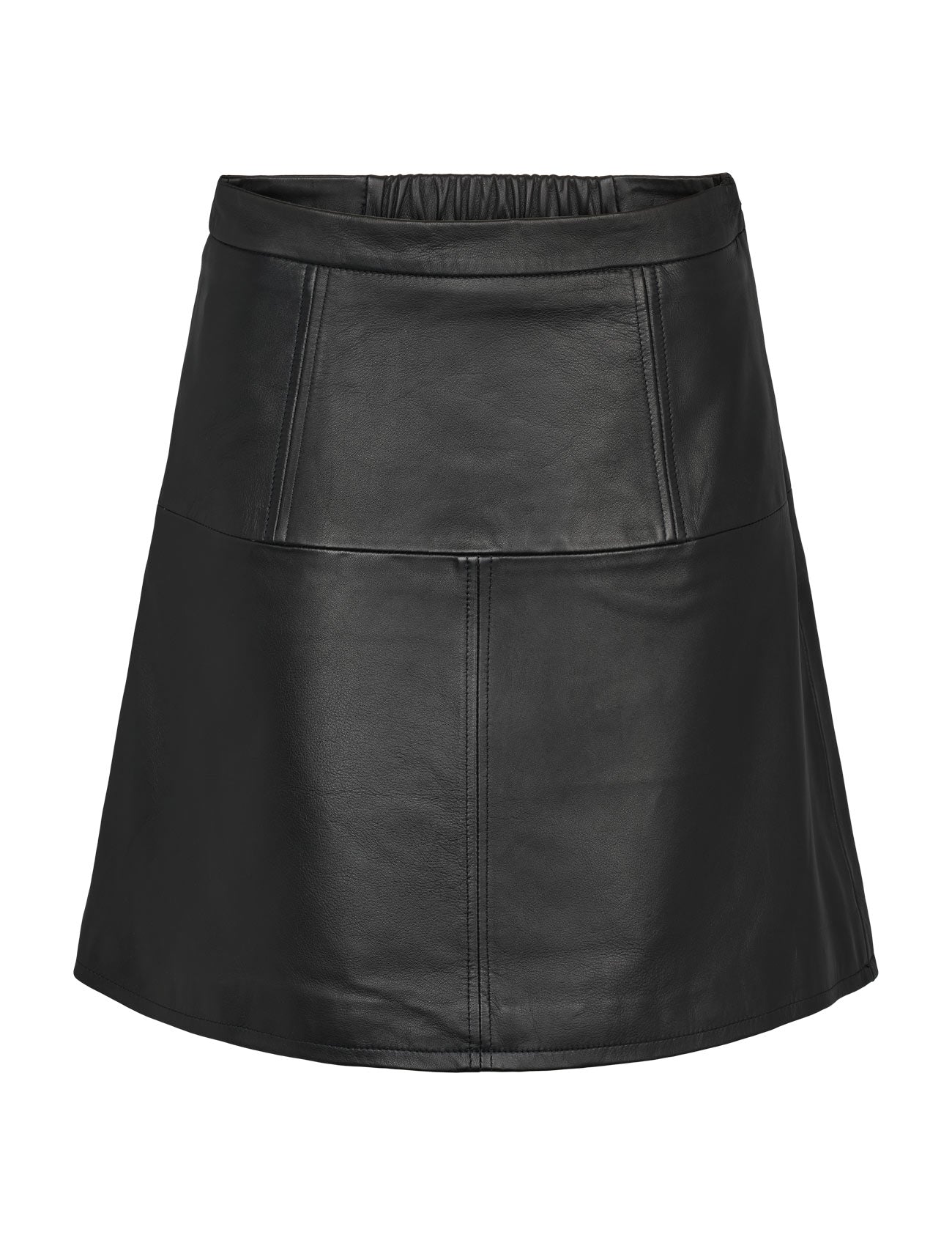 Soft Rebels SRDella Leather Skirt Leather 001 Black
