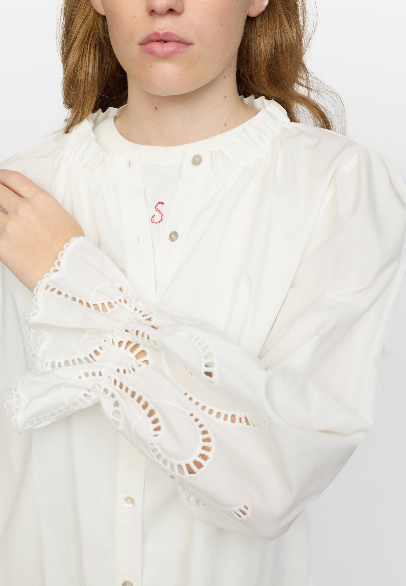 Soft Rebels SRDemi shirt Shirts & Blouse 002 Snow White