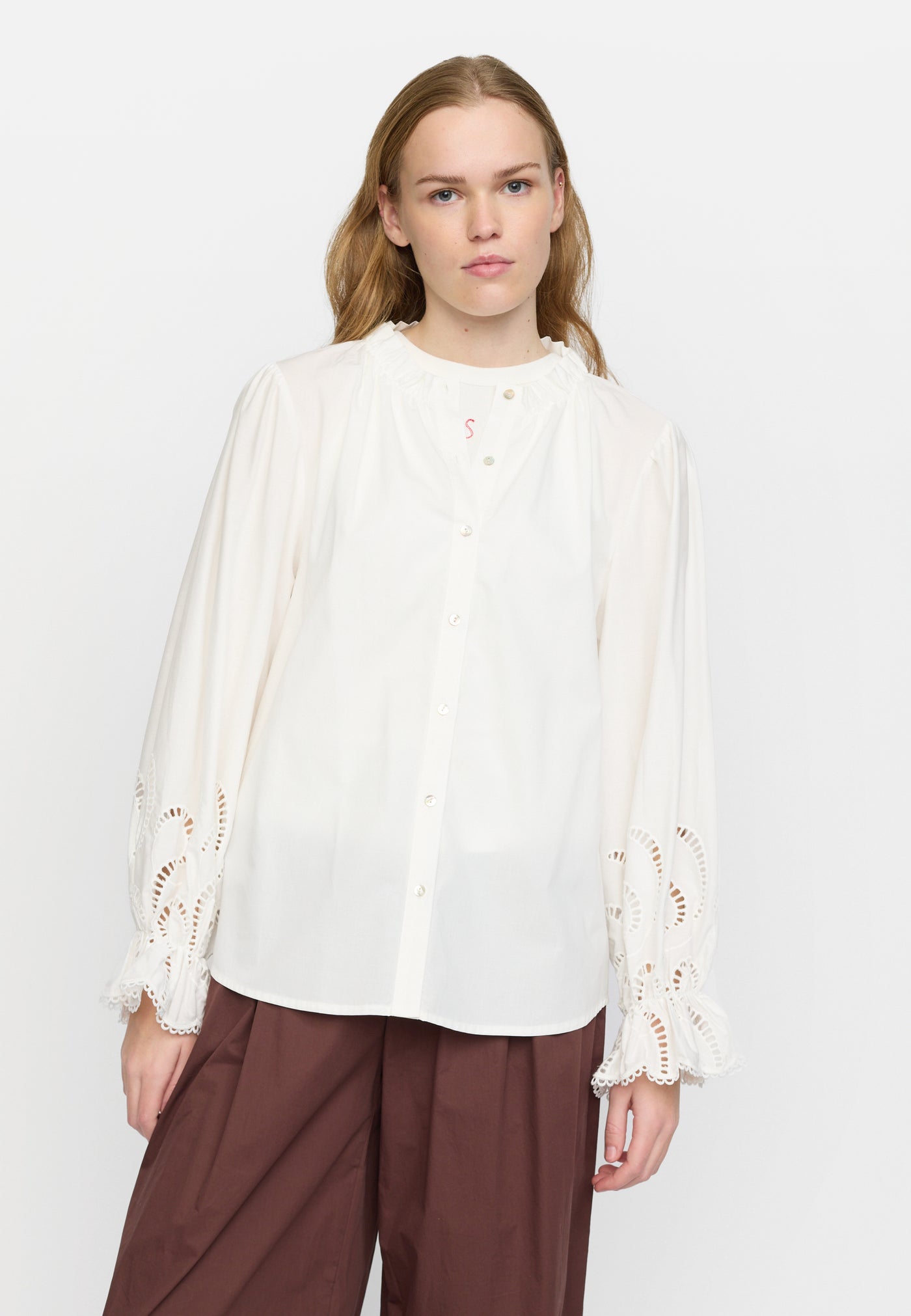 Soft Rebels SRDemi shirt Shirts & Blouse 002 Snow White