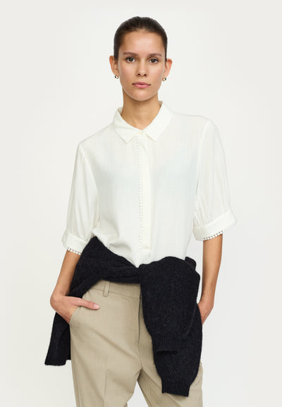 Soft Rebels SREbba Mayson Blouse Shirts & Blouse 002 Snow White