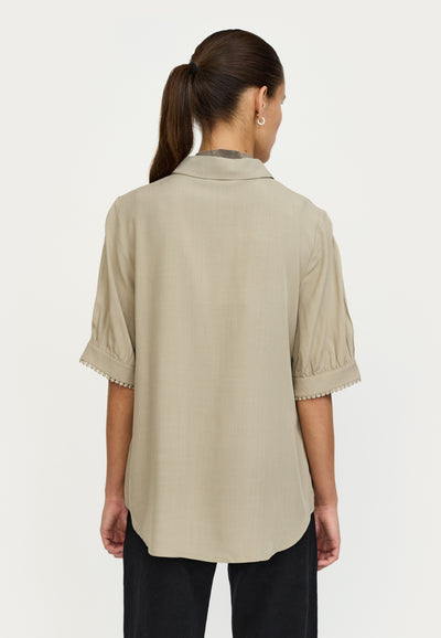 Soft Rebels SREbba Mayson Blouse Shirts & Blouse 884 Greige