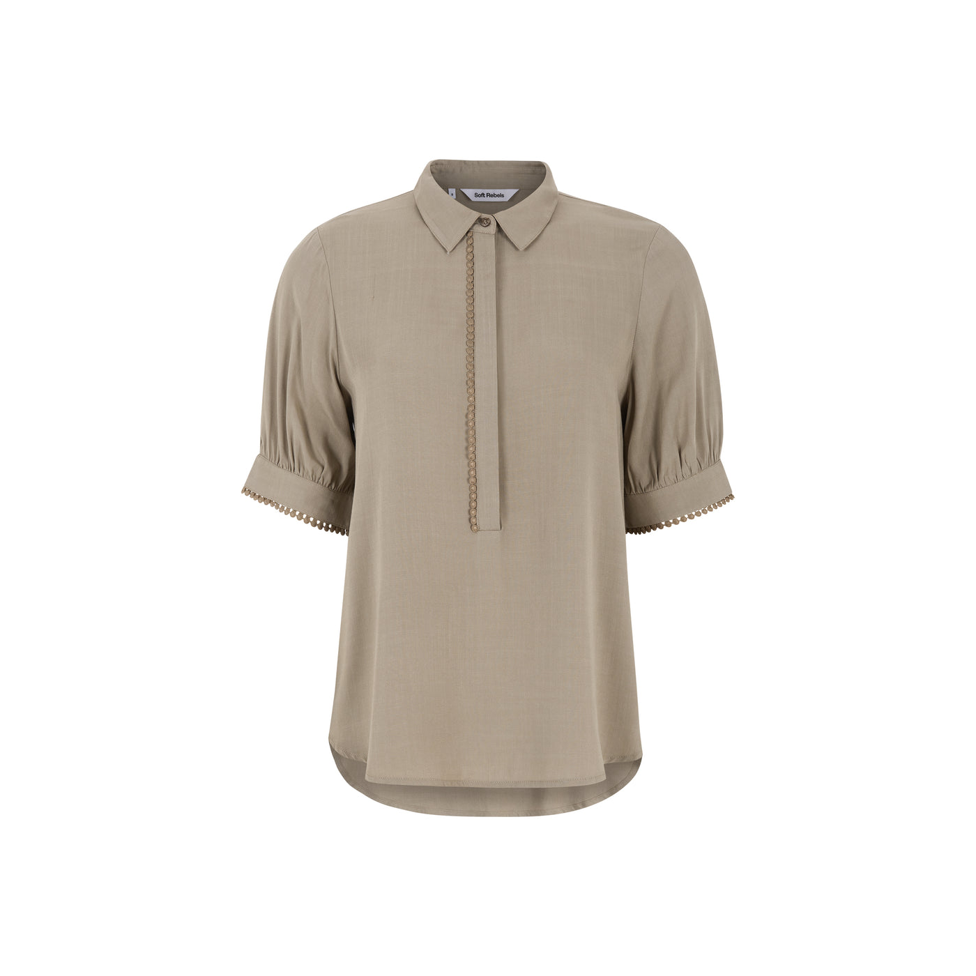 Soft Rebels SREbba Mayson Blouse Shirts & Blouse 884 Greige
