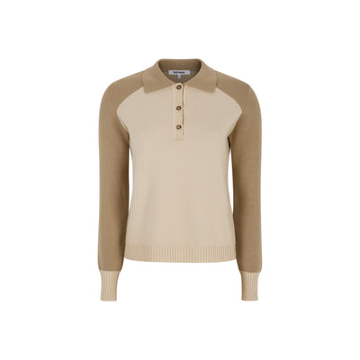 Soft Rebels SRElanore Polo Knit Knitwear 882 Cartouche