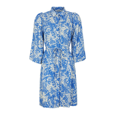 Soft Rebels SREleanor Printed Dress Dresses & jumpsuits 302 Microscope Print Ultramarine