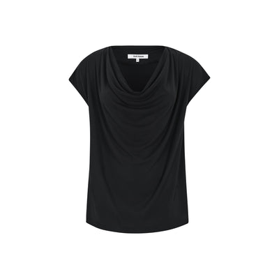 Soft Rebels SRElla Draped Top Tops & t-shirts 001 Black