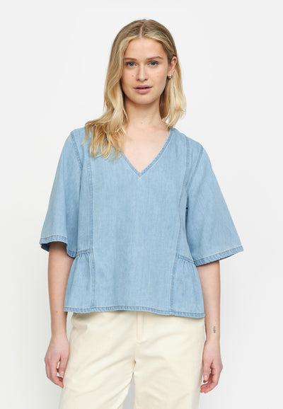 Soft Rebels   SREmila Blouse Shirts & Blouse 501 light blue wash