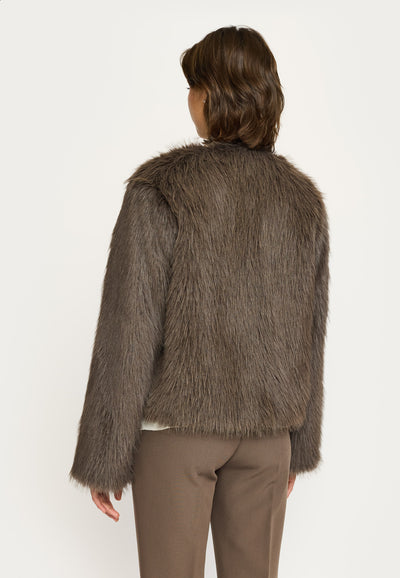 Soft Rebels SREstelle Faux Fur Jacket Jacket 024 Falcon