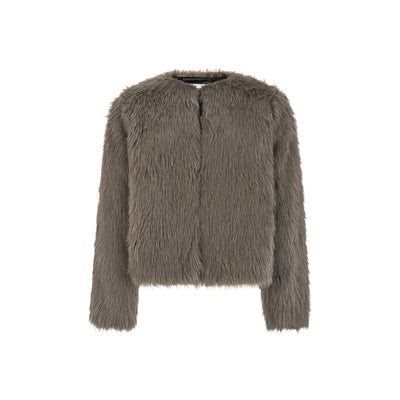 Soft Rebels SREstelle Faux Fur Jacket Jacket 024 Falcon