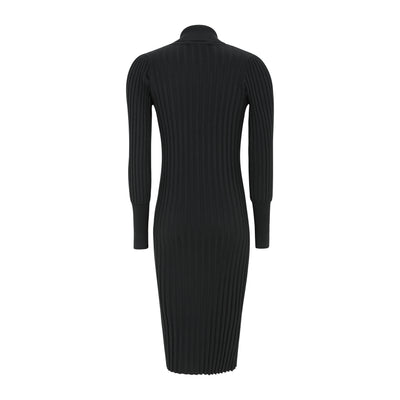 Soft Rebels SRFelina Rollneck Dress Knit Dresses & jumpsuits 001 Black