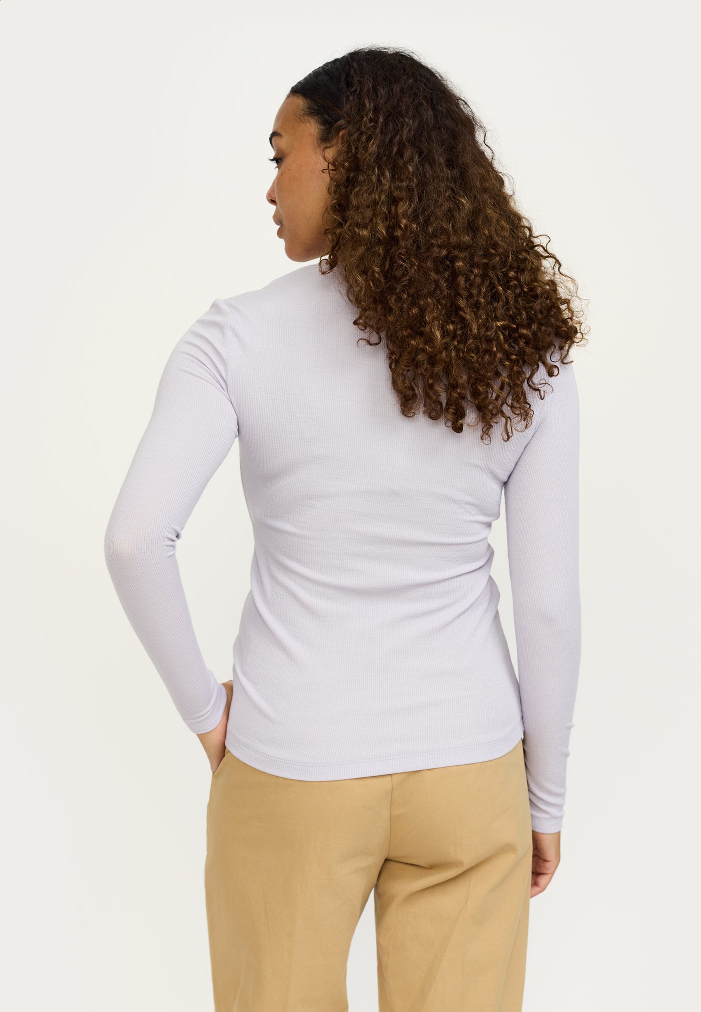 Soft Rebels SRFenja O-neck Top Tops & t-shirts 057 Thistle