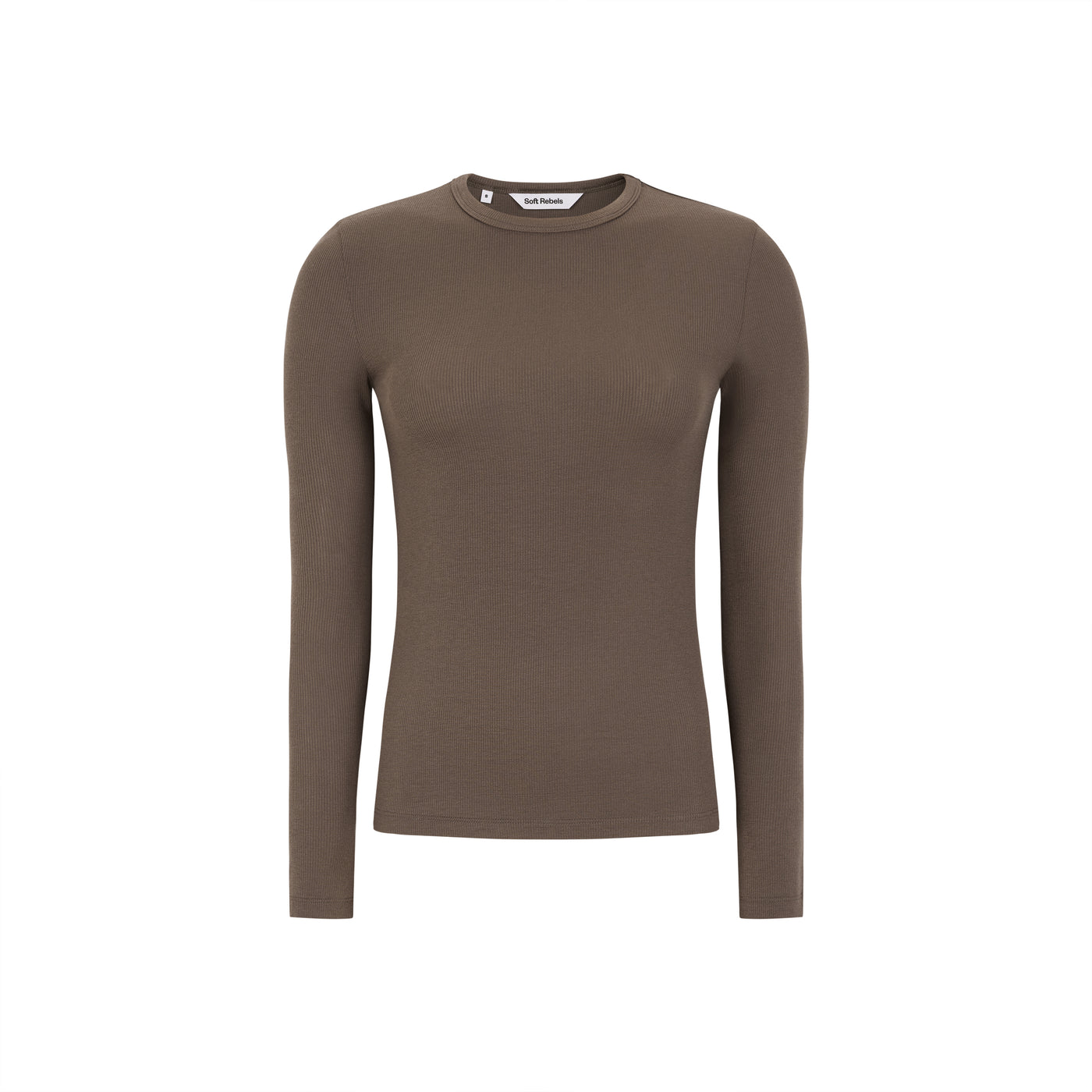 Soft Rebels SRFenja O-neck Top Tops & t-shirts 153 Coffee quartz