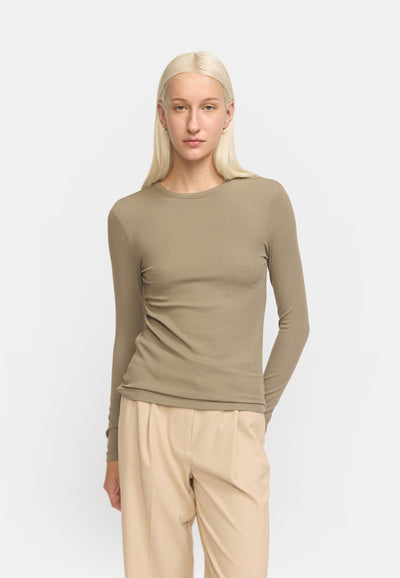 Soft Rebels SRFenja O-neck Top Tops & t-shirts 297 Vetiver