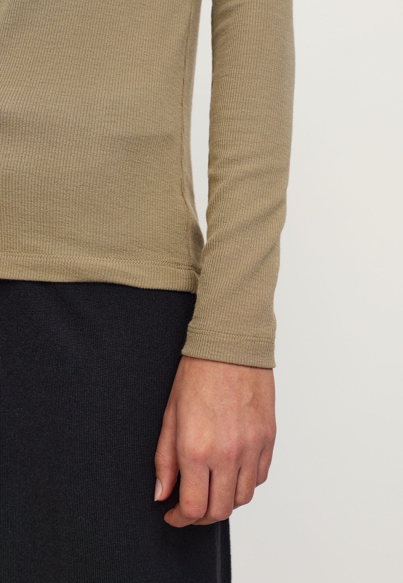 Soft Rebels SRFenja O-neck Top Tops & t-shirts 884 Greige