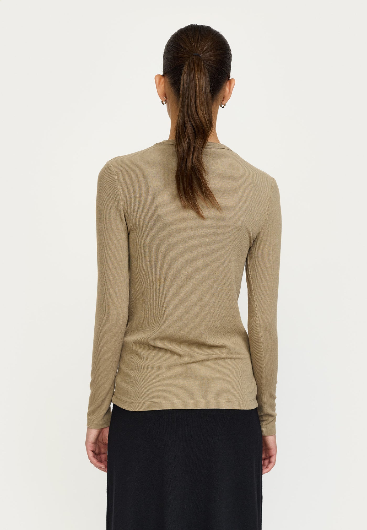 Soft Rebels SRFenja O-neck Top Tops & t-shirts 884 Greige