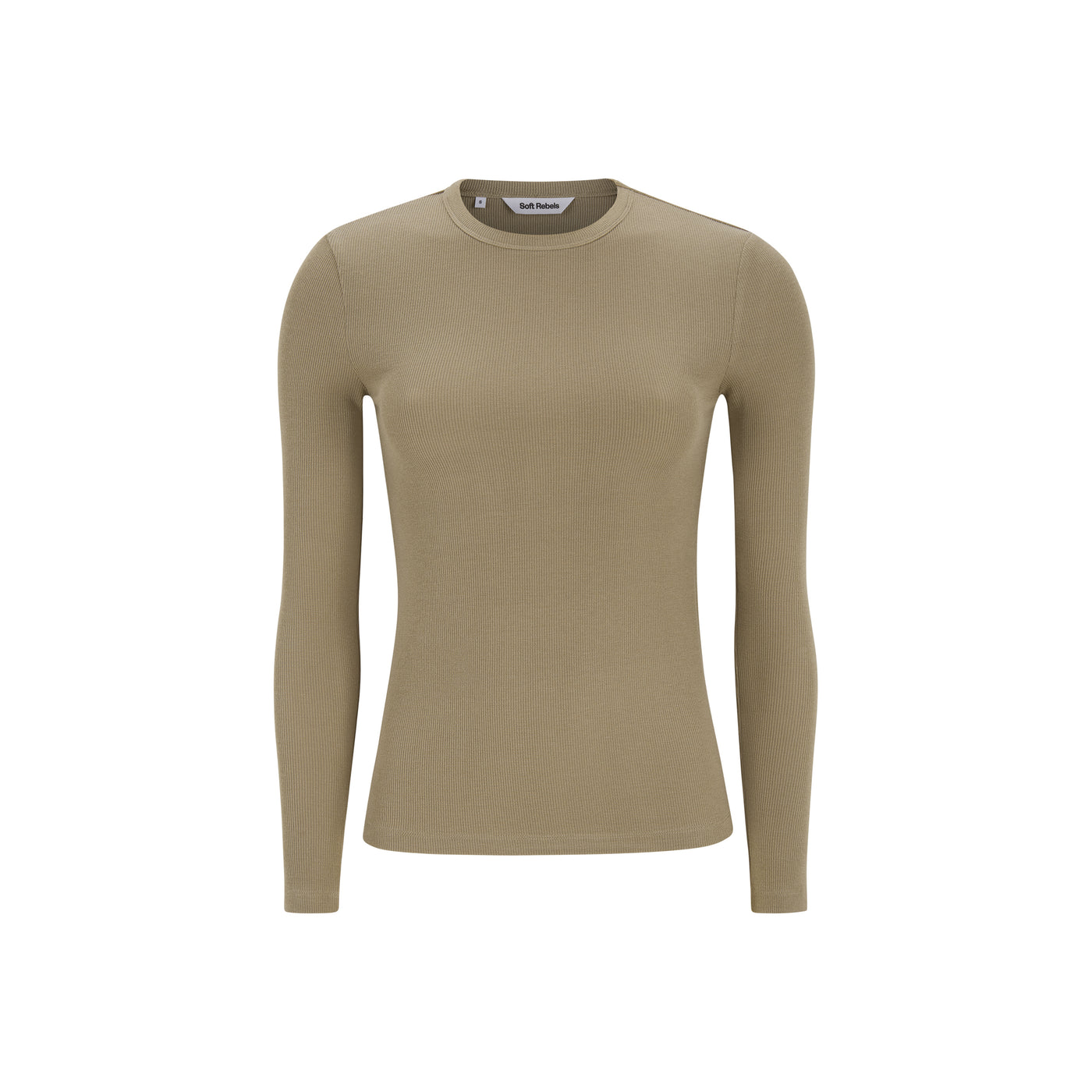 Soft Rebels SRFenja O-neck Top Tops & t-shirts 884 Greige