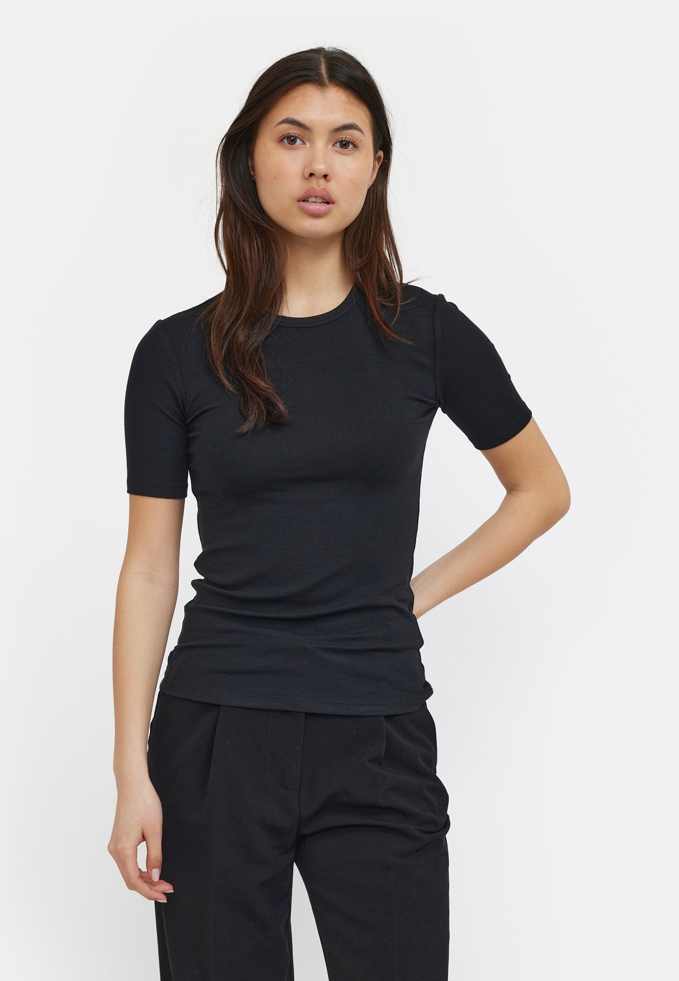 Soft Rebels SRFenja SS Top Tops & t-shirts 001 Black