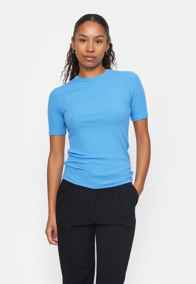 Soft Rebels SRFenja SS Top Tops & t-shirts 099 Regatta