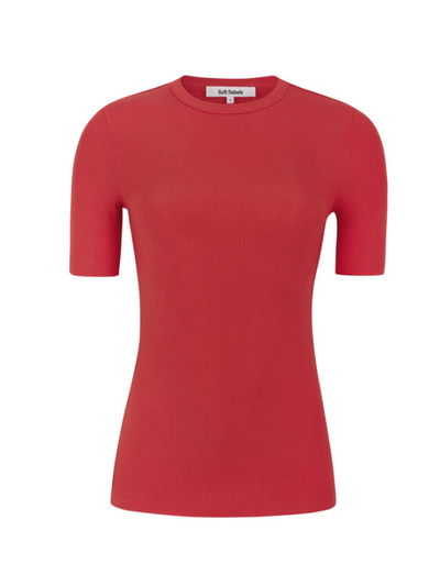 Soft Rebels SRFenja SS Top Tops & t-shirts 181 Racing Red