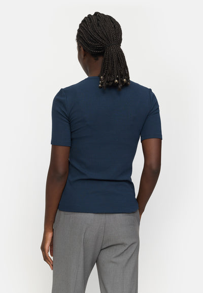 Soft Rebels SRFenja SS Top Tops & t-shirts 235 Total Eclipse
