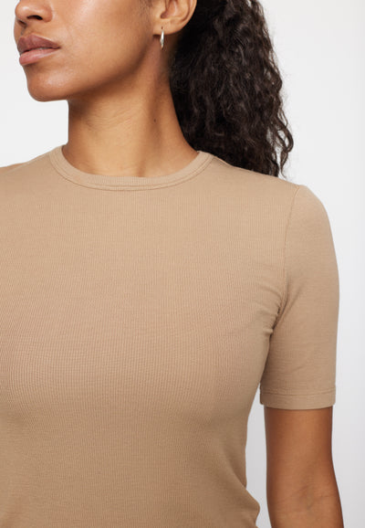 Soft Rebels SRFenja SS Top Tops & t-shirts 864 Tiger’s Eye