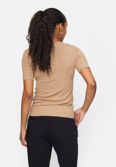 Soft Rebels SRFenja SS Top Tops & t-shirts 864 Tiger’s Eye