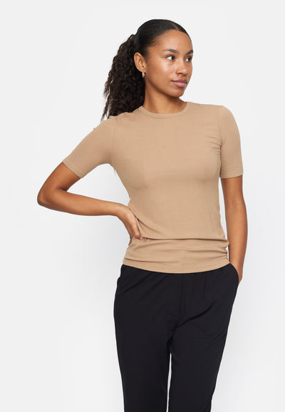 Soft Rebels SRFenja SS Top Tops & t-shirts 864 Tiger’s Eye