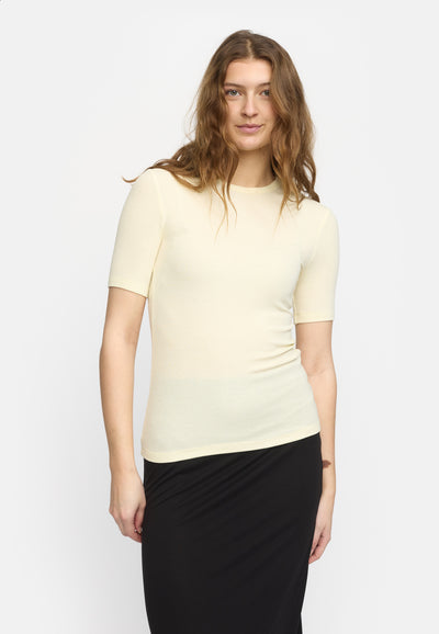 Soft Rebels SRFenja SS Top Tops & t-shirts 867 Almond Oil