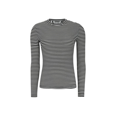 Soft Rebels SRFenja Stripe O-neck Top Shirts & Blouse 001 Black