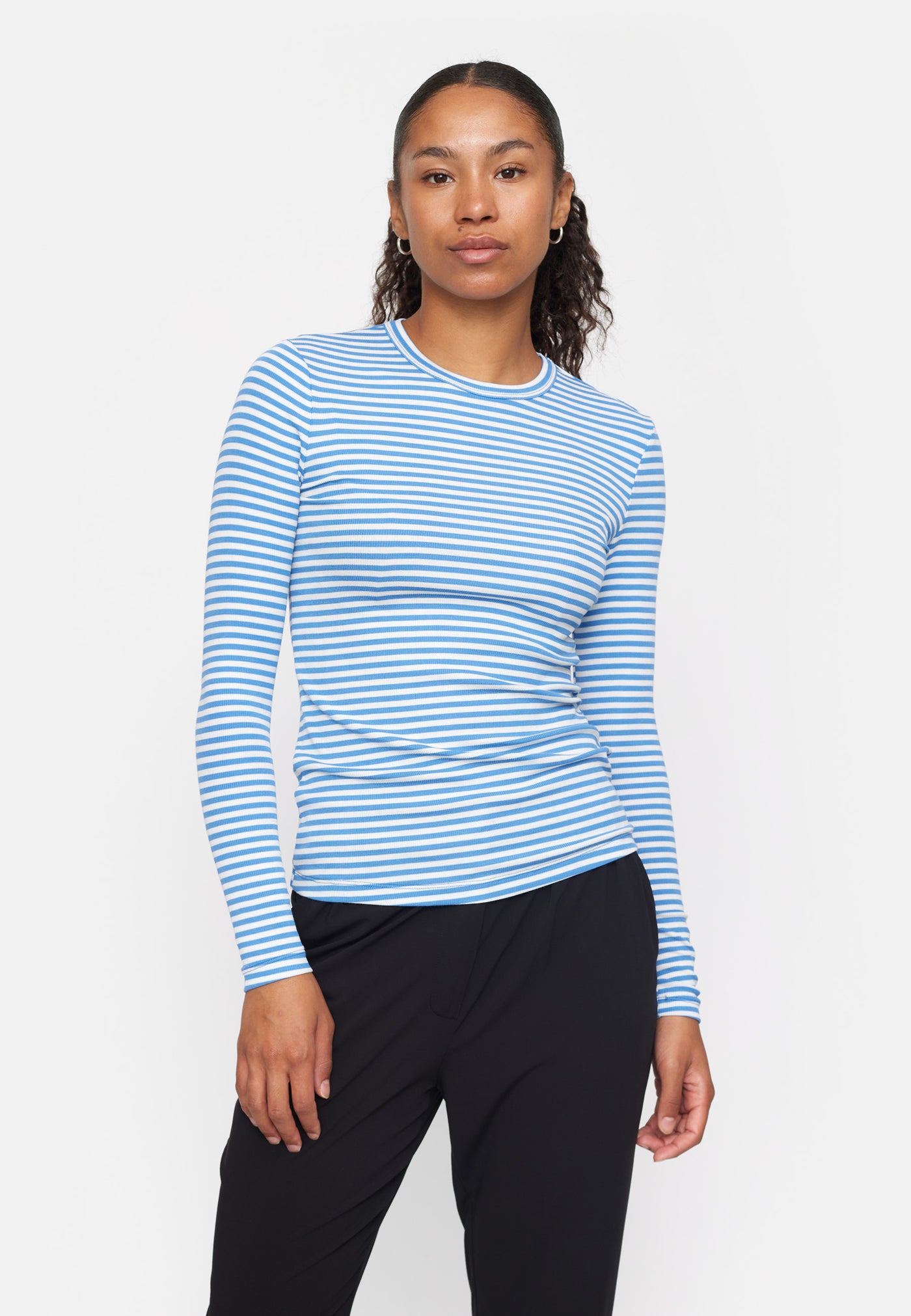 Soft Rebels SRFenja Stripe O-neck Top Tops & t-shirts 099 Regatta