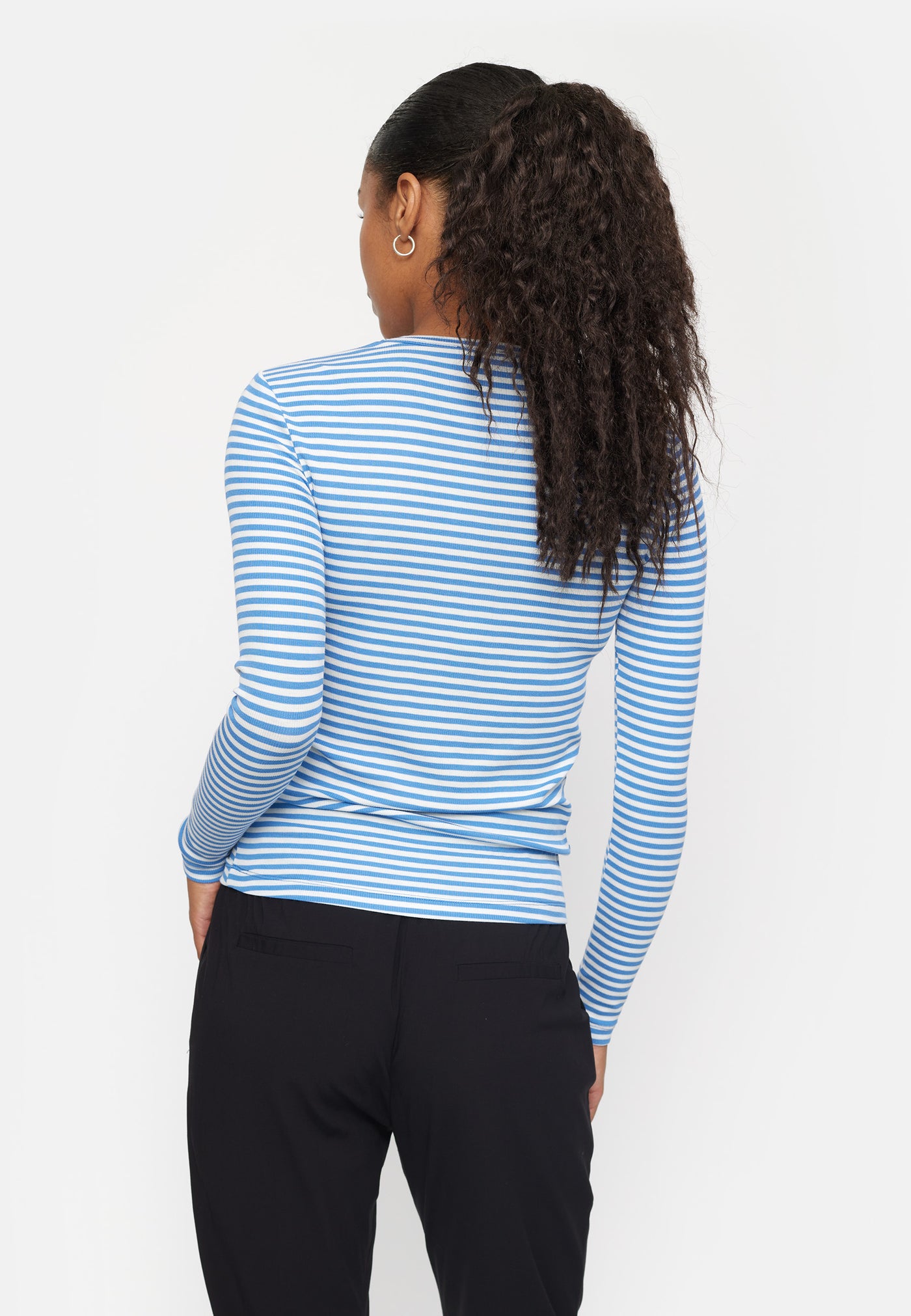 Soft Rebels SRFenja Stripe O-neck Top Tops & t-shirts 099 Regatta