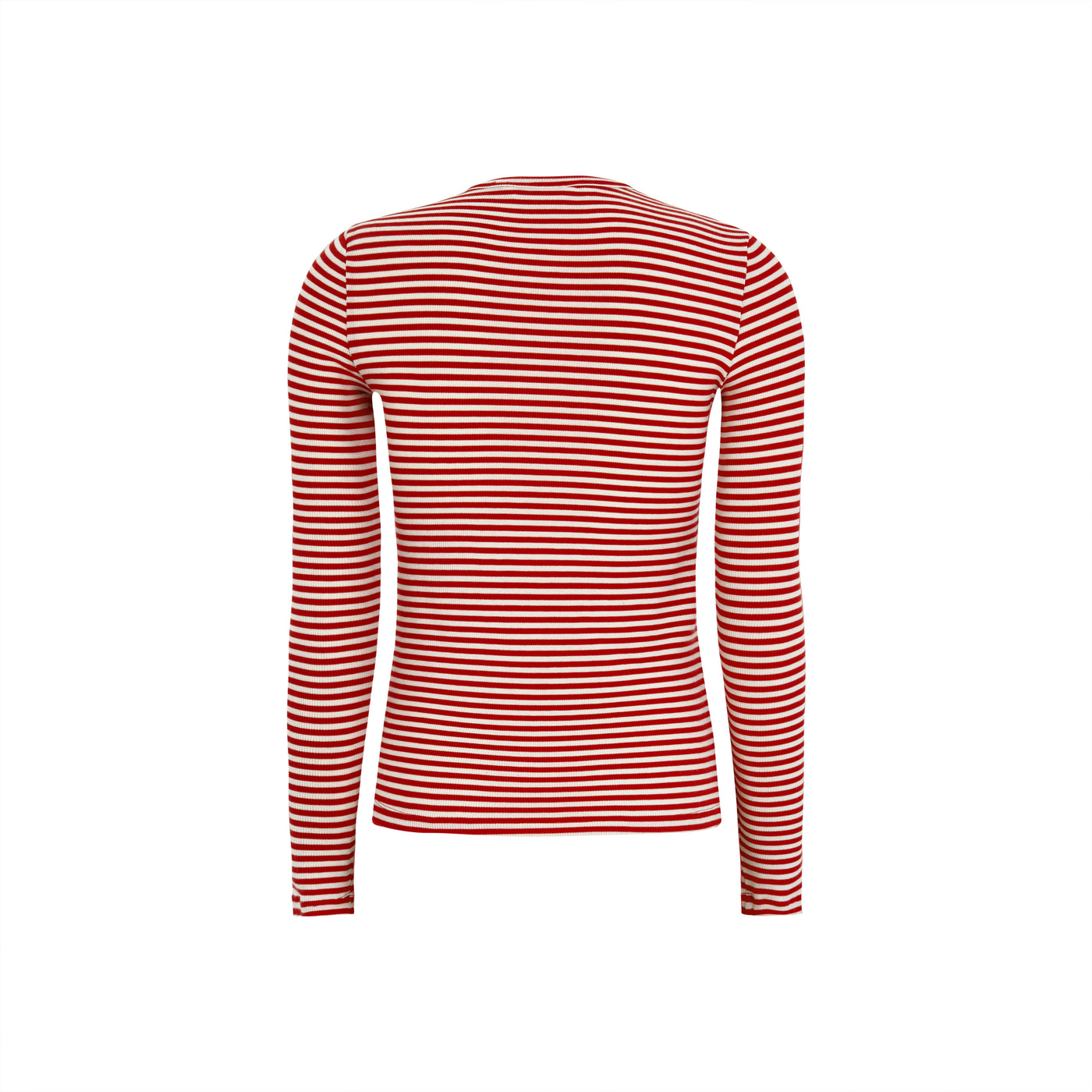 Soft Rebels SRFenja Stripe O-neck Top Tops & t-shirts 272 Arctic Wolf / Racing Red stripes