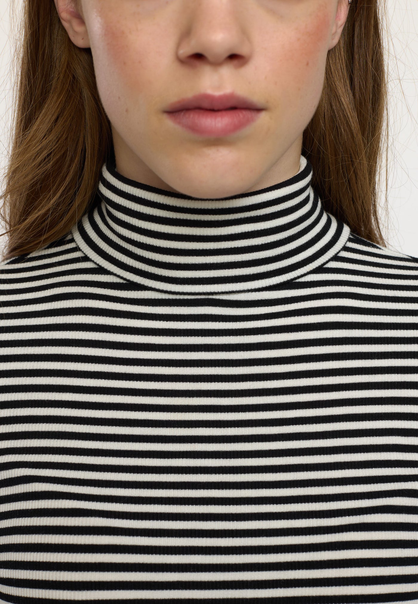 Soft Rebels SRFenja Stripe Rollneck Top Tops & t-shirts 001 Black