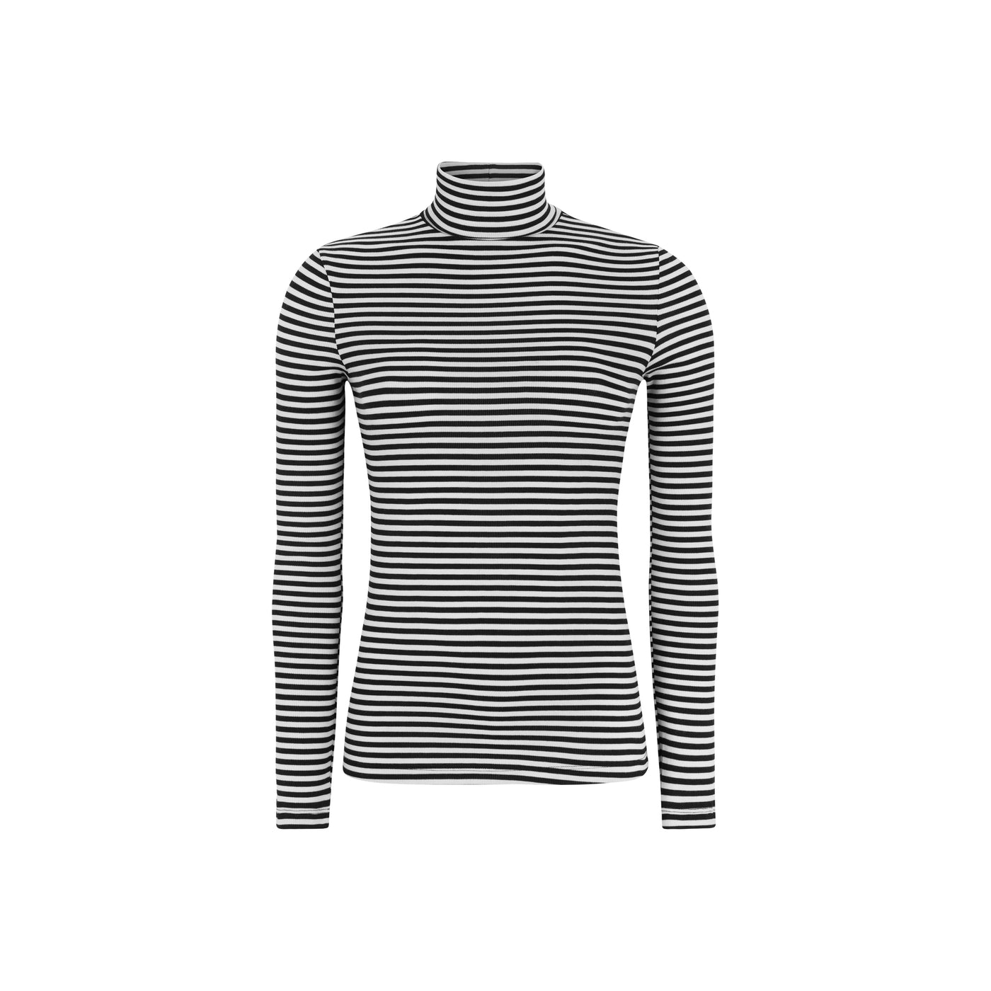 Soft Rebels SRFenja Stripe Rollneck Top Shirts & Blouse 001 Black