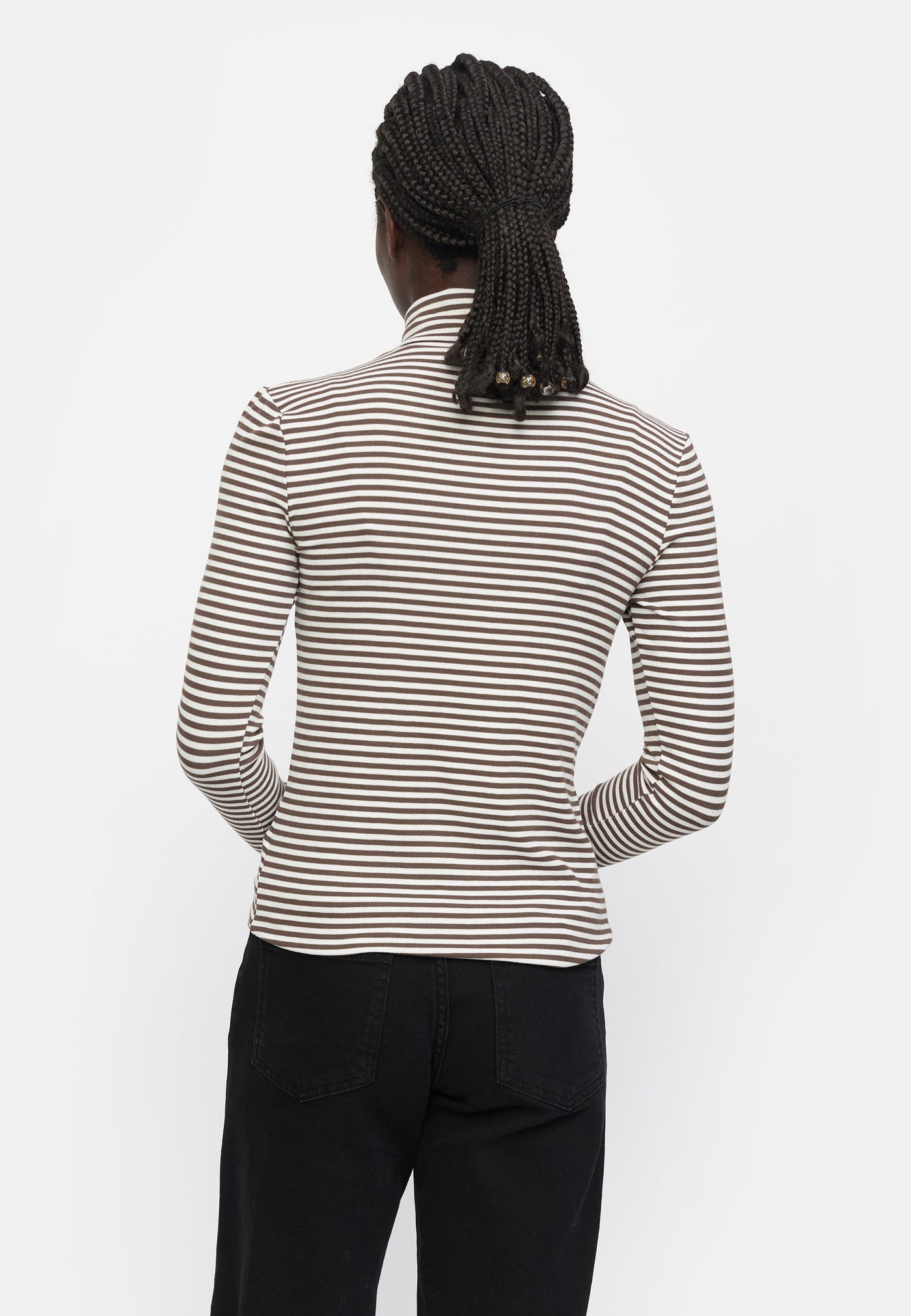 Soft Rebels SRFenja Stripe Rollneck Top Tops & t-shirts 259 Morel