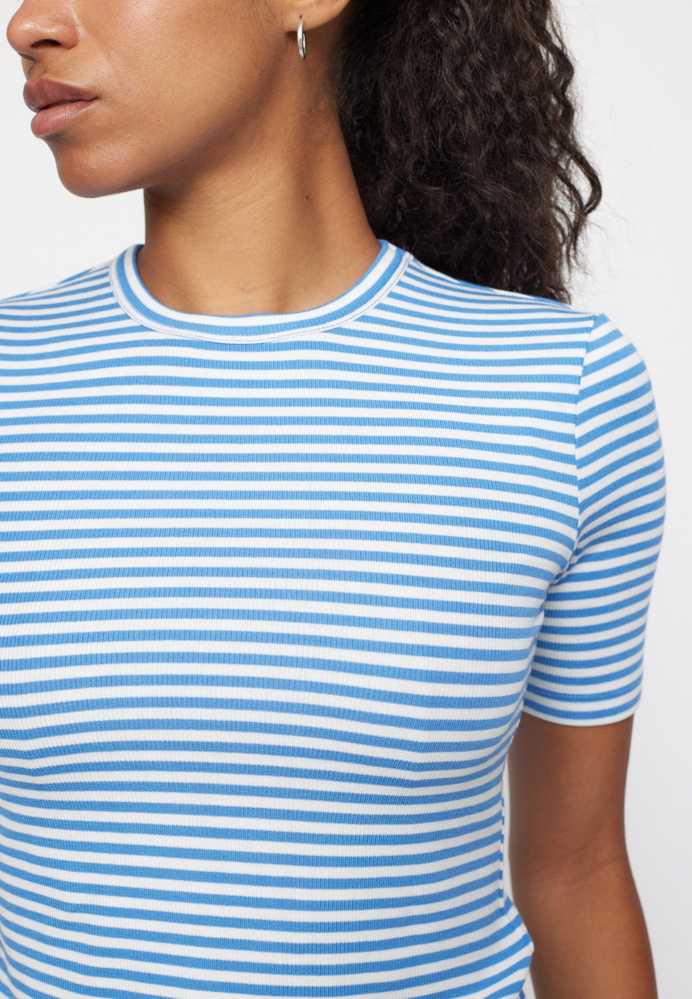 Soft Rebels SRFenja Stripe SS Top Tops & t-shirts 099 Regatta