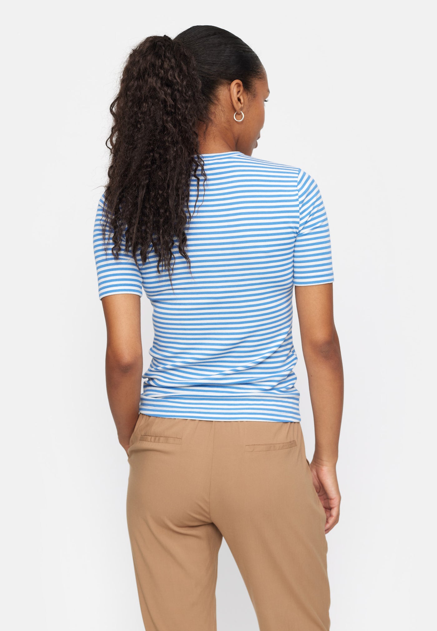 Soft Rebels SRFenja Stripe SS Top Tops & t-shirts 099 Regatta