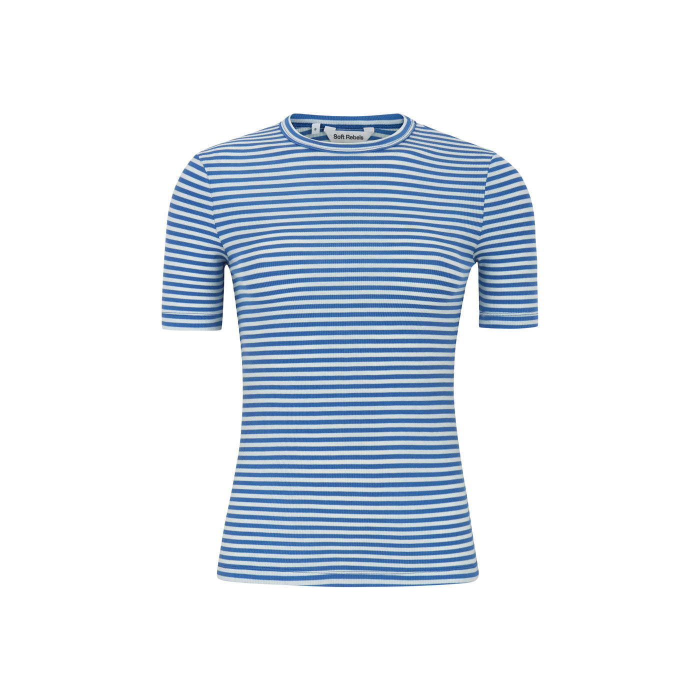 Soft Rebels SRFenja Stripe SS Top Tops & t-shirts 099 Regatta