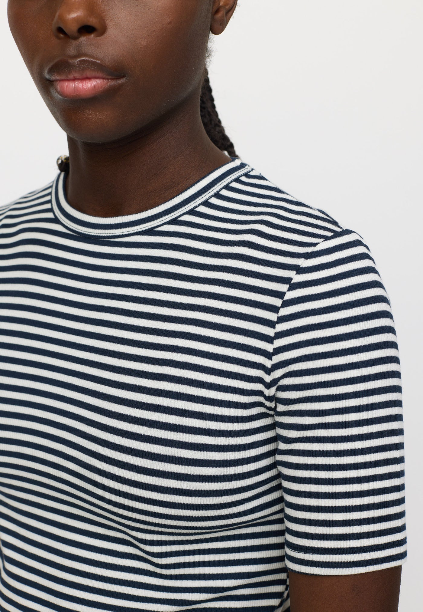 Soft Rebels SRFenja Stripe SS Top Tops & t-shirts 235 Total Eclipse