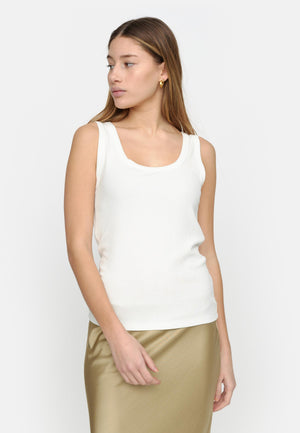 Soft Rebels SRFenja Tank Top Tops & t-shirts 002 Snow White