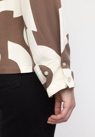 Soft Rebels SRFiona Shirt Shirts & Blouse 741 Earthy Artscape